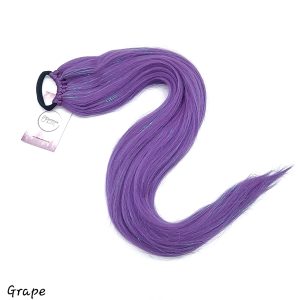 Straight Ponytails - Grape